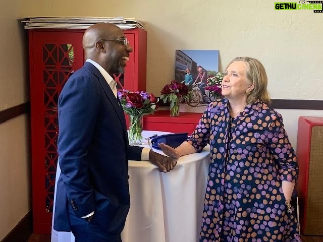 Hillary Clinton Instagram - 51! Congratulations, Senator @raphaelwarnock 🎉