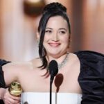 Hillary Clinton Instagram - I was thrilled to see Lily Gladstone make history last night as the first Indigenous person to win a Golden Globe for best actress. Congratulations!