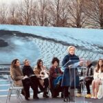 Hillary Clinton Instagram - There is great power when women come together and demand action. I was honored yesterday to help launch a campaign called "Eyes on Iran"– a multimedia art activation in the shadow of the United Nations to make sure the public does not forget or ignore the brutal crackdown on Iranian women and girls.⁣ ⁣ We also call on the United Nation member states to match the courage of Iranian citizens and remove Iran from the Commission on the Status of Women. ⁣ ⁣ A country that systematically abuses the rights of women and girls has no place participating in a Commission whose purpose is to protect those rights. Every day that Iran remains a member of that Commission, the body loses credibility.⁣ ⁣ We know that removing a country from the Commission on the Status of Women is unprecedented. But so is a revolution led by women and girls.