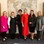 Hillary Clinton Instagram - Yesterday at @georgetown_wps we held a celebration of five women who are working to ensure that each generation is born into a better world than the one before. They're contributing by defending Ukraine, protecting democracy, encouraging women’s meaningful participation in the peacebuilding process, or addressing sexual violence in conflict zones.⁣ ⁣ @OlenaZelenska_official, First Lady of Ukraine, has been a forceful advocate against Russia’s barbaric invasion of her country, and a relentless champion of her determined people.⁣ ⁣ Nobel Prize winner @avalaina_ua's organization, the Centre for Civil Liberties, works to document the sexual violence of Russia’s war so that perpetrators can be prosecuted.⁣ ⁣ Natalia Karbowska leads the Ukrainian Women’s Fund, which brings critical resources to women’s organizations on the front lines of the conflict.⁣ ⁣ Kateryna Levchenko is Ukraine’s Governmental Commissioner for Gender Policy, coordinating and monitoring gender policy across ministries.⁣ ⁣ Finally, Her Royal Highness, the Countess of Wessex, has traveled to some of the touchest conflicts zones to meet with survivors and played a pivotal role in her country’s initiative to rally global action to end sexual violence in armed conflict.⁣ ⁣ I hope you'll join me in feeling filled with hope for the future because of their example and more committed than ever to fighting for the safety of women and girls. #HRCAwards⁣ ⁣ Photos: @GeorgetownUniversity