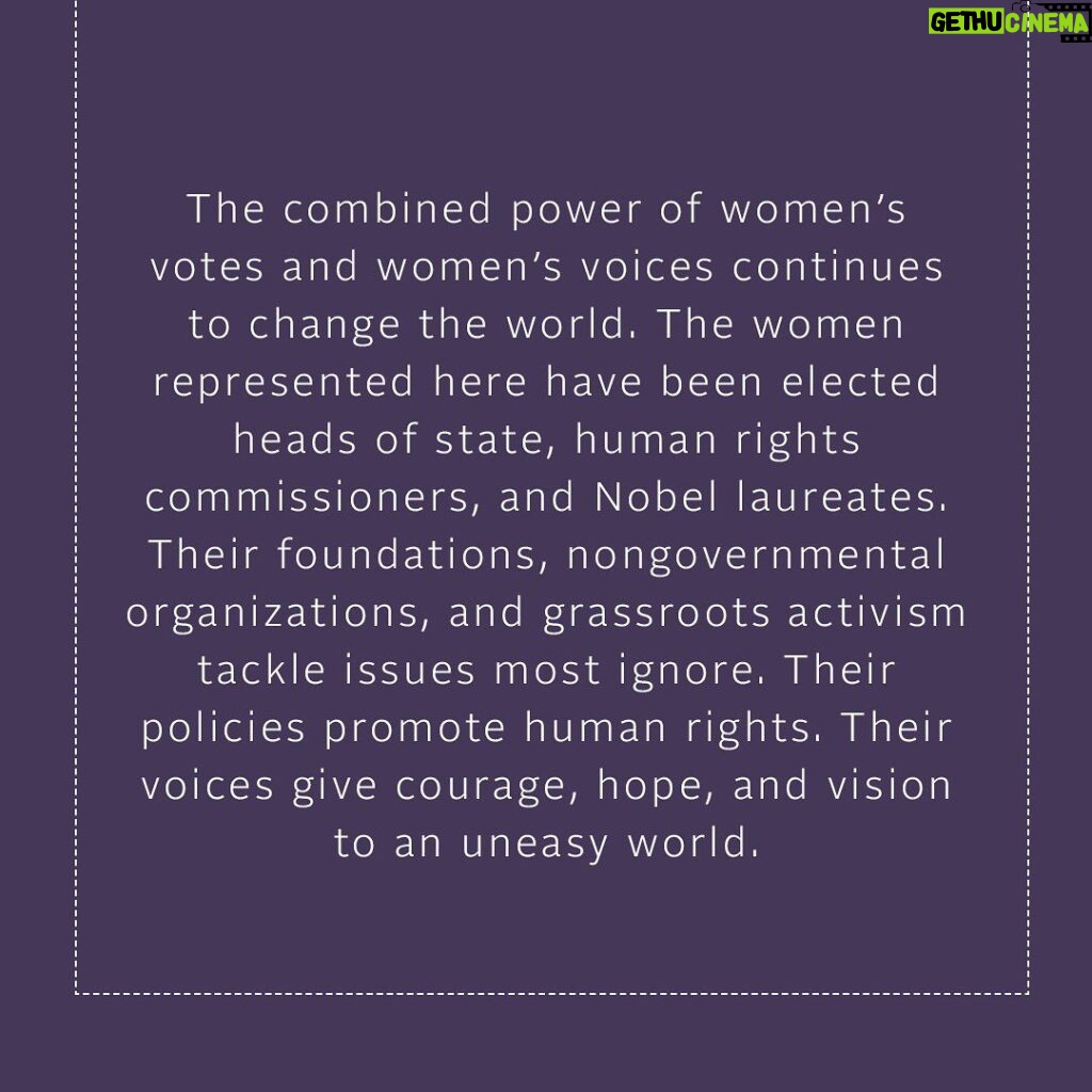 Hillary Clinton Instagram - When #WomensVoices are represented, we can build a brighter future. In “The Future is Female,” @shinheechin honors transformative leaders through history. Join us on 12/2 to learn their stories, celebrate their contributions, and chart a future that’s fair, equitable, and representative for everyone: http://clintonfoundation.org/womensvoices