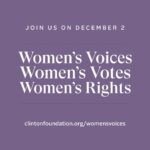 Hillary Clinton Instagram - When #WomensVoices are represented, we can build a brighter future. In “The Future is Female,” @shinheechin honors transformative leaders through history. Join us on 12/2 to learn their stories, celebrate their contributions, and chart a future that’s fair, equitable, and representative for everyone: http://clintonfoundation.org/womensvoices