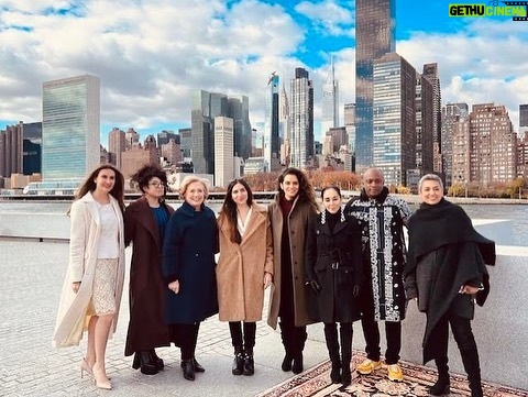 Hillary Clinton Instagram - There is great power when women come together and demand action. I was honored yesterday to help launch a campaign called "Eyes on Iran"– a multimedia art activation in the shadow of the United Nations to make sure the public does not forget or ignore the brutal crackdown on Iranian women and girls.⁣ ⁣ We also call on the United Nation member states to match the courage of Iranian citizens and remove Iran from the Commission on the Status of Women. ⁣ ⁣ A country that systematically abuses the rights of women and girls has no place participating in a Commission whose purpose is to protect those rights. Every day that Iran remains a member of that Commission, the body loses credibility.⁣ ⁣ We know that removing a country from the Commission on the Status of Women is unprecedented. But so is a revolution led by women and girls.