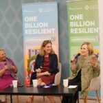 Hillary Clinton Instagram - Thank you to the Arsht-Rock Resilience Center and @AtlanticCouncil for keeping the focus on how gender-responsive policies must be at the center of climate action. I had a wonderful conversation with Global Chief Heat Officer Eleni Myrivili and SEWA Director Reema Nanavaty about what gender justice means in the face of climate impacts. #COP28 Photos: Holly Hayes