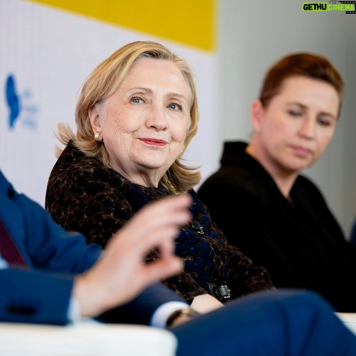 Hillary Clinton Instagram - The outcome of the war in Ukraine will have impacts far beyond Europe. It's a fight in a global battle for democracy, against autocracy. I was glad to attend a @MunSecConf event to discuss what Ukraine needs now and how freedom-loving nations around the world can support our allies. Photos: Nicolas Lobet