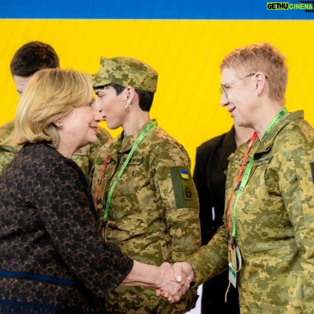 Hillary Clinton Instagram - The outcome of the war in Ukraine will have impacts far beyond Europe. It's a fight in a global battle for democracy, against autocracy. I was glad to attend a @MunSecConf event to discuss what Ukraine needs now and how freedom-loving nations around the world can support our allies. Photos: Nicolas Lobet