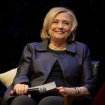 Hillary Clinton Instagram - I had the best time with Patti LuPone, Amber Ruffin, and a sold-out audience in New York City at the first-ever live taping of You and Me Both. We laughed, we cried, and we sang—thankfully, mostly Patti for that last one. Listen to the results in the latest episode of You And Me Both. Find it at the link in my profile or wherever you get your podcasts. Photos: Kevin Yatarola