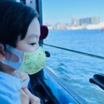 Him Law Instagram - 爸爸媽咪帶心心去搭船⛴⛴⛴ 開心簡單過一個週末☀️☀️ @tavia_yeung #心心問有無BabyShark架 #下次應該點答好呢 #食杯雪糕先