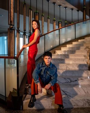 Him Law Instagram - 生日快樂🎂老婆 @tavia_yeung ❤️

#天天都美麗
#我不在港要你辛苦帶小朋友
#每天愛你多一些 ❤️
#工作一點甜