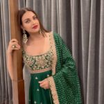 Himanshi Khurana Instagram - Outfit: @akritibyshakun HMUA: @kashish_art Jewelery: @urbanmutiyar Styling: @Jewarcreations Heels: @stevemaddenindia