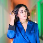 Hina Khan Instagram - What Love is..💙 Outfit @linetribe_ Jewels @misho_designs MUAH @sachinmakeupartist1 @siddhi_hairstylist 📸 @akshay_navlakhe