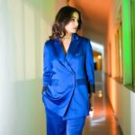 Hina Khan Instagram - What Love is..💙 Outfit @linetribe_ Jewels @misho_designs MUAH @sachinmakeupartist1 @siddhi_hairstylist 📸 @akshay_navlakhe