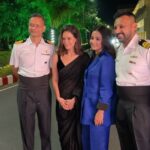 Hina Khan Instagram - Feeling incredibly honoured to have celebrated the Navy Day at INS SHIVAJI in remembrance of a crucial victory for our beloved Nation with India's strong Naval heroes. Thank you, Commodore Mohit Goel & Dr. Nihita Goel, for making me a part of this amazing event and having me and @monajsingh as Chief Guests. Salute to the courageous women and men of our Navy - your duty and commitment to our country inspires every Indian across the length and breadth of our Nation. #IndianNavy #NationalPride #SaluteOurHeroes #InspiredEveryday