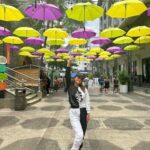 Hina Khan Instagram - Life is better under colourful umbrellas at Port Louis @mauritius.tourism . . . . . . #mauritius #fun #memories #MauritiusNow #FeelOurIslandEnergy #mauritiustourism Port Louis Town, Port Louis, Mauritius