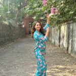 Hina Khan Instagram - Yad Lagla Ga Yad Lagla Ga Rangla Tujhyat Yad Lagla Ga.. 🩵
