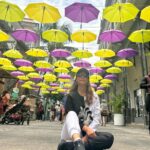 Hina Khan Instagram - Life is better under colourful umbrellas at Port Louis @mauritius.tourism . . . . . . #mauritius #fun #memories #MauritiusNow #FeelOurIslandEnergy #mauritiustourism Port Louis Town, Port Louis, Mauritius