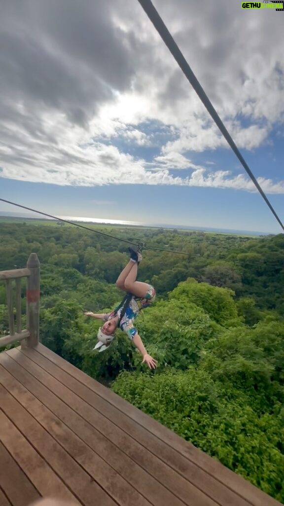 Hina Khan Instagram - Adrenaline.. the rush, the thrill, the addiction.. if it’s not risky, what’s the FUN.. All you gotta do is DARE ME.. #zipline #bebrave #bewild #adventurejunkie #adventure #reelsinstagram #reelitfeelit #reelkarofeelkaro #trendingreels #ReelsWithHK #MauritiusNow #FeelOurIslandEnergy #mauritiustourism #leisurepark #caselamauritius @caselamauritius @mauritius.tourism Casela Wildlife Park and Nature Reserve