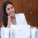 Hina Khan Instagram - Diving into my personalized skincare ritual with @personaltouchskincare – because *Every Skin Needs a Personal Touch*! 💖, Starting my ritual with the lush lather of *Facebath Milky Foaming* Facewah followed by the hydrating hug of *Aquarize Toner*. But let’s talk about the *game-changer *– the *Mucin Moist Serum*! 🌟 A symphony of Snail Mucin, 9 types of Hyaluronic Acid, Ceramides, and Niacinamide, it’s pure indulgence for my skin. it’s my skin’s love language. 💕 And the grand finale? *Sunstalker Korea 3 in 1* – my Personal Touch for Moisturizer, SPF, and Radiance Serum all in one! ✨ Elevate your skincare with a touch of personal magic. #PersonalizedSkincare #EverySkinNeedsAPersonalTouch #MucinMagic #GlowingSkinJourney #LoveYourSkin #SkincareEssentials #RadiantRevolution #CelebrityGlow #SkincareRitual #HealthySkinLove
