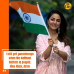 Hina Khan Instagram - Nothing makes Hina Khan prouder than watching the Republic Day parade. “I’m proud to witness India’s diversity, culture and heritage, along with its achievements,” Khan gushes, as she goes on to recall moments from her school days in Lucknow and Srinagar. “I’d look forward to flag hoisting, the march-past, getting sweets and partaking other festivities. I still get goosebumps when the National Anthem is played,” she says in an exclusive shoot with HT City. @realhinakhan @kavita600 📸 @vaalibate #RepublicDay #Indian #HinaKhan #Nationalflag #tiranga #ProudIndian #hinakhanfans