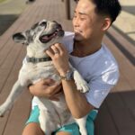 Hiroto Kyoguchi Instagram - . . . holiday🌴🐶 #京口紘人 #hirotokyoguchi #散歩してる犬と遊ぶ遊びしてた #飼い主のおとうさんと40分くらい話した #めちゃくちゃデカいフレブルやった
