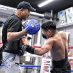 Hiroto Kyoguchi Instagram - . . . hard work coach @mutsu6241 📷 @chikakonome @boxingmobile #京口紘人 #hirotokyoguchi #boxing