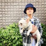 Hiroto Kyoguchi Instagram - . . . 犬とわたし。 #hirotokyoguchi #frebull