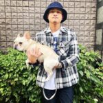 Hiroto Kyoguchi Instagram - . . . 犬とわたし。 #hirotokyoguchi #frebull
