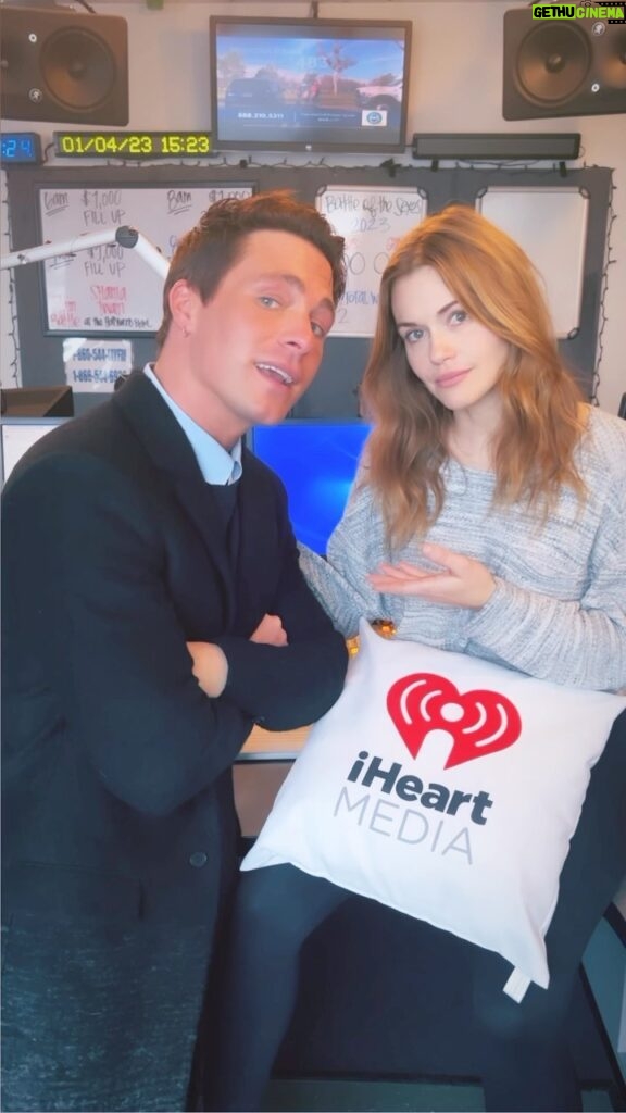 Holland Roden Instagram - Yes yes a lot of guesses were @coltonlhaynes @howlerbacknowpodcast is LIVE on the east coast Checkout our first episode @iheartradio or where ever you get your podcasts. LINK IN BIO ❤️🎉
