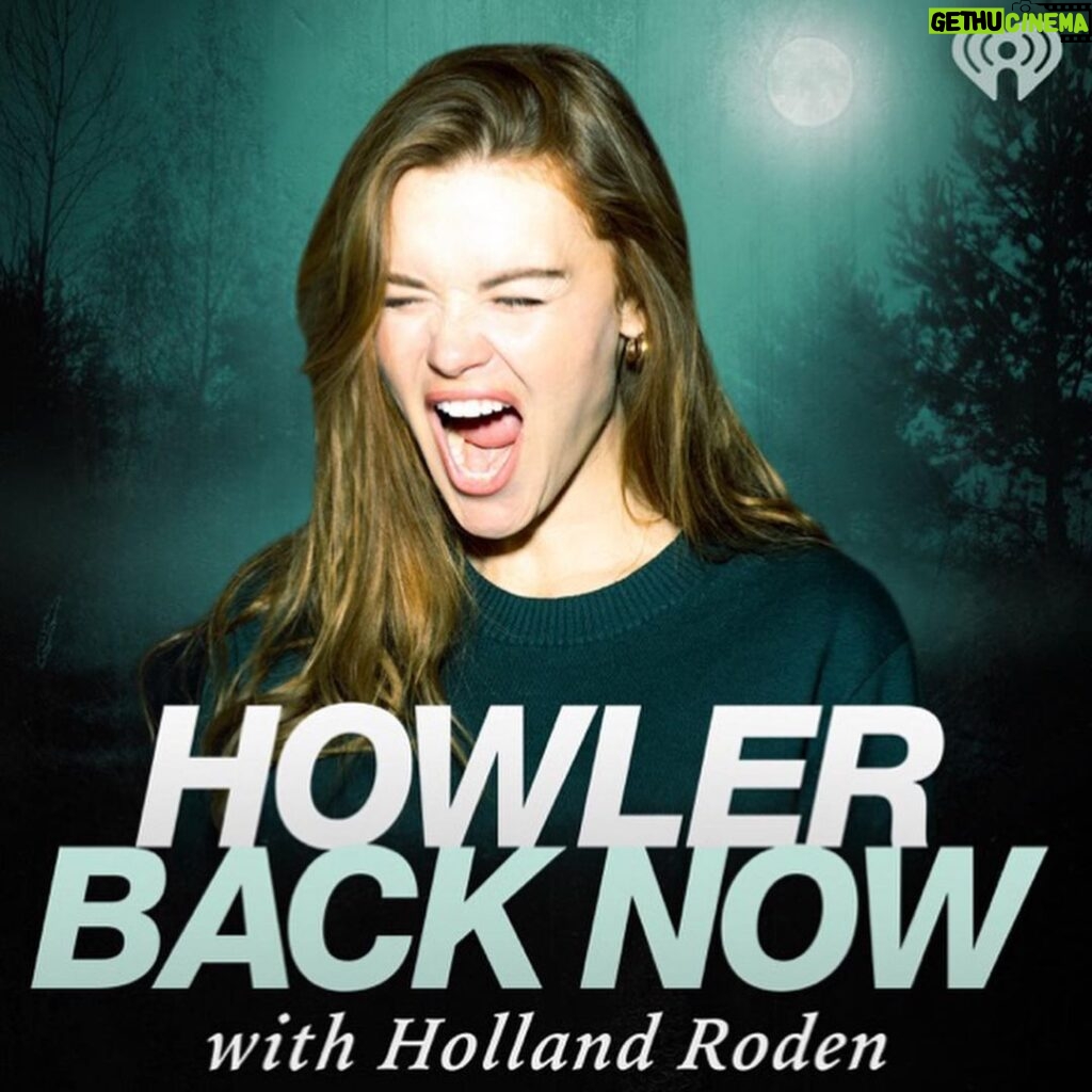 Holland Roden Instagram - Thanks y’all for making @howlerbacknowpodcast a Top Trailer to listen to!! And if you haven’t gotten the sneak peak - Link in Bio ❤️🐺 @iheartradio