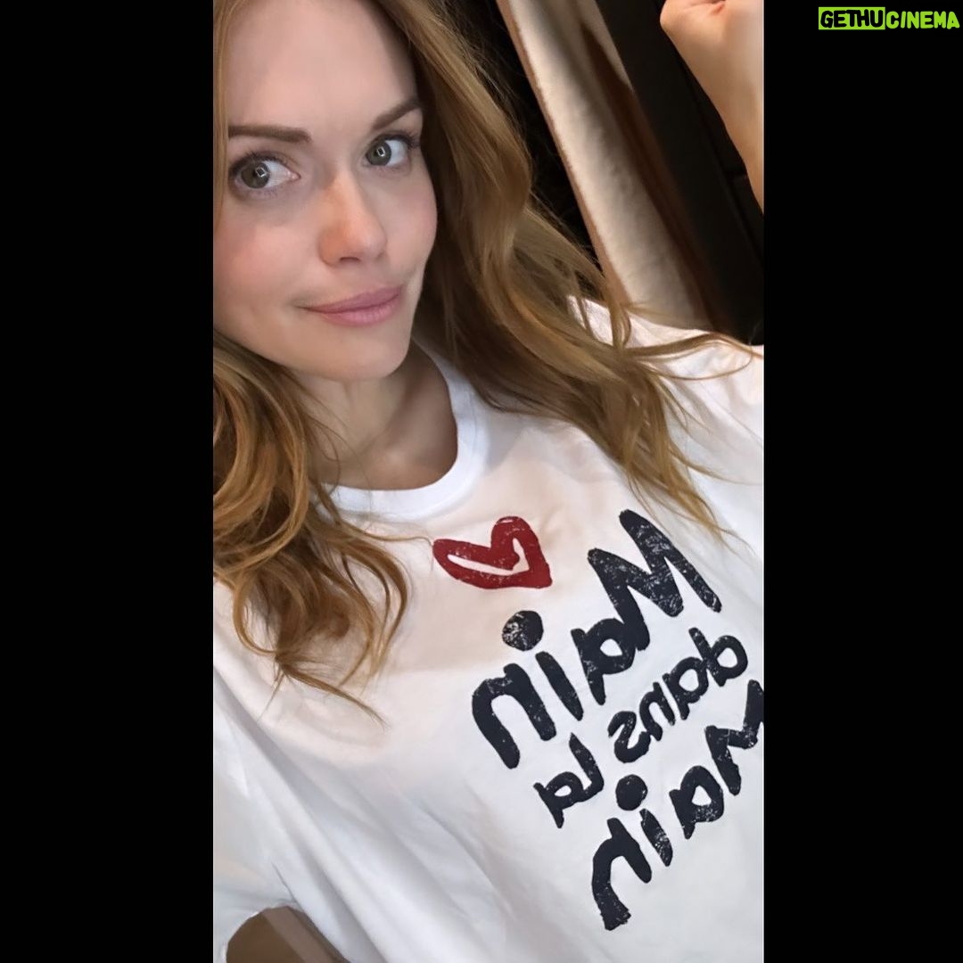 Holland Roden Instagram - I'm proud to partner with @careorg and @joie this #GivingTuesday to help support CARE's work responding to the global hunger crisis. Right now, the world is facing an undeniable and growing hunger crisis. The number of people struggling to feed their families has almost doubled since 2021. Today, less food is available. Available food is less accessible. Accessible food is not affordable. In many places, access to food is about gender, the consequences falling on women and girls, who often eat last and least in times of crisis. Please join me in supporting this fantastic collaboration. 100% of the proceeds of every t-shirt sold will go to CARE in support of women and girls around the world. 🧡
