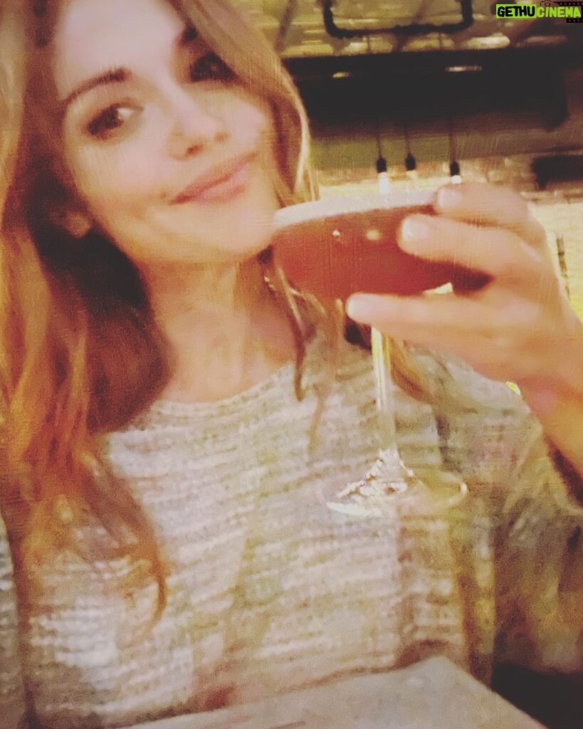 Holland Roden Instagram - Thank y’all for all your sweet messages tonight!! Haha I think I got more friends and family texts than any other project! I’m currently on a semi six day week in Victoria for a project- your thoughts and time are SOOOO appreciated. I just wrapped and I am having a celebratory drink (always with egg white if I can help it) with all of you in spirit. Happy Holidays! #comehomeforchristmas @hallmarkmovie