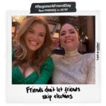 Holland Roden Instagram - Friends don’t let friends skip elections!! 🌟🎉 Text FRIENDS to 26797 to make sure you are registered to vote. And post a photo with your friends and tag them with this caption to remind them to check their registration too!  #registerafriendday @iamavoter @shelleyhennig we be votin’ 💋