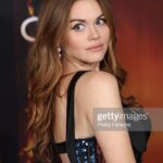 Holland Roden Instagram - Excited for these guys! #wolfpack ✨✨✨✨ @karenraphael @jessiestellarhair @robertti ⭐️⭐️⭐️⭐️ Pretty things: Dress: @sebastiangunawanofficial Heels: @lesilla Clutch: @tylerellisofficial Jewels: @begumkhan