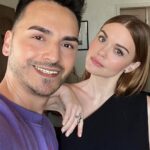 Holland Roden Instagram - I play a teenager on @teenwolf and the movie picks up 15 years later to play a woman in my mid 30s. I wanted to make sure I was dressed age appropriately for both decades on the @teenwolf press day. @teenwolf premieres JAN 26th on @paramountplus and the TEEN WOLF POSCAST IS IN THE LINK IN MY BIO❤️ With @jeffdavis1375 on this week!! @howlerbacknowpodcast This dream team always takes care of me and I’m so grateful for them @karenraphael @robertti @jessiestellarhair Outfit: @lbv.ofcl Shoes: @paulandrew Earrings and ring: @lilouparis.us Ring: @mara.paris