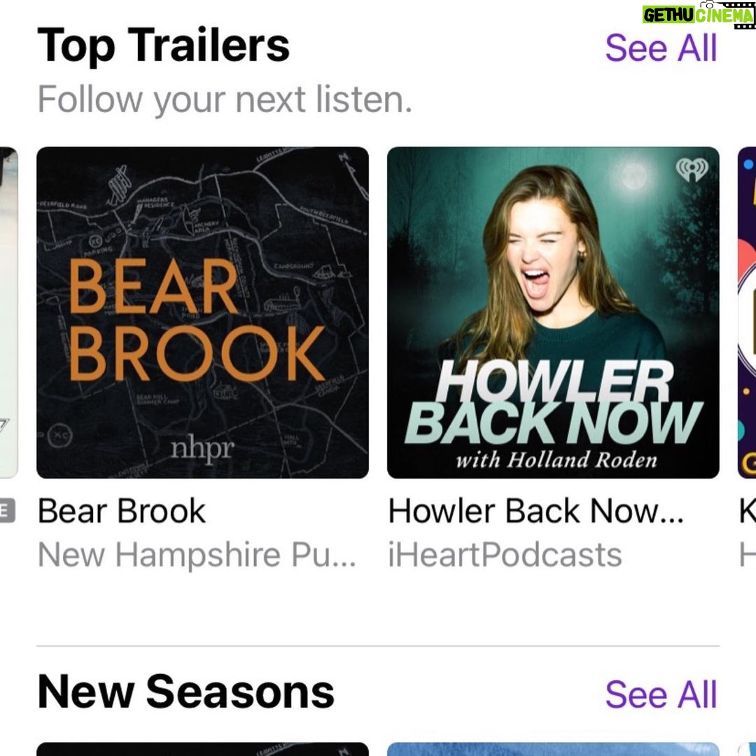 Holland Roden Instagram - Thanks y’all for making @howlerbacknowpodcast a Top Trailer to listen to!! And if you haven’t gotten the sneak peak - Link in Bio ❤️🐺 @iheartradio