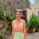 Holland Roden Instagram - Top of Sardinia ❤️ Known for their weaving in Castelsardo. Also get the fish soup but order one day in advance from #pensionepinna (also squid ink pasta!) And their house White Wine Bottle @rohamdp snapping away 📸 (and eating, snorkeling, road tripping, naturally)🌟 it’s the 1st proper vacation I have taken in NINE years 😳 I have always been thankful for the 2/3 day piggy backing I would Mickey Mouse bandage onto work trips. I am grateful to have seen the world at all. But! these few dedicated weeks I will hold dear- never a regret. Climbing into as many crevices as I can in Italy…for now