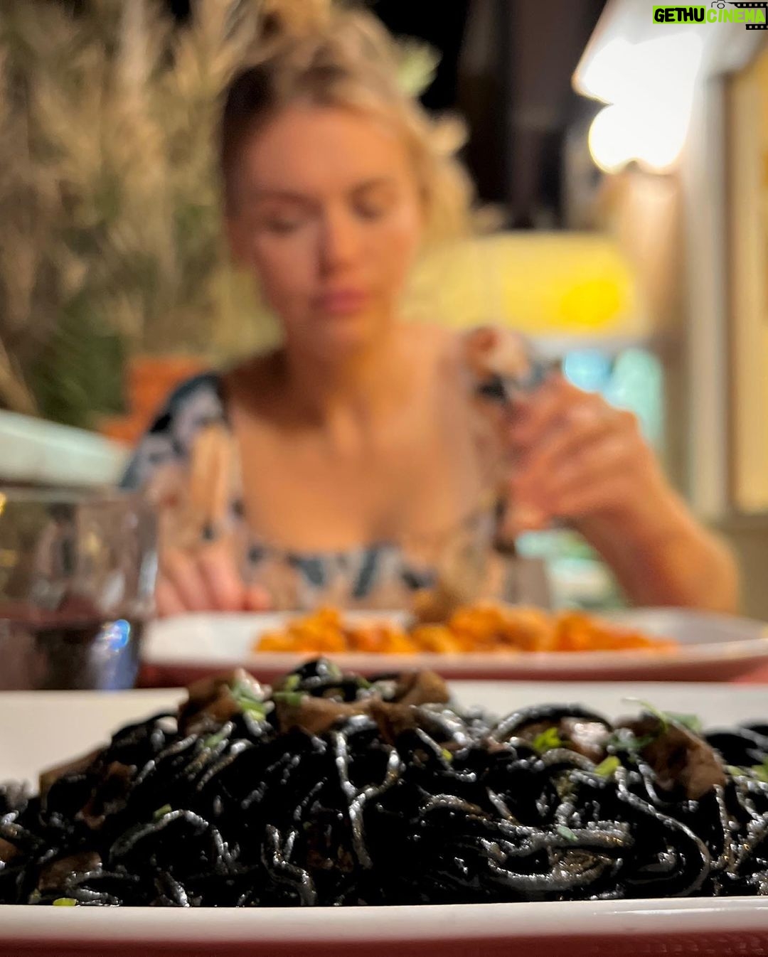 Holland Roden Instagram - Top of Sardinia ❤️ Known for their weaving in Castelsardo. Also get the fish soup but order one day in advance from #pensionepinna (also squid ink pasta!) And their house White Wine Bottle @rohamdp snapping away 📸 (and eating, snorkeling, road tripping, naturally)🌟 it’s the 1st proper vacation I have taken in NINE years 😳 I have always been thankful for the 2/3 day piggy backing I would Mickey Mouse bandage onto work trips. I am grateful to have seen the world at all. But! these few dedicated weeks I will hold dear- never a regret. Climbing into as many crevices as I can in Italy…for now