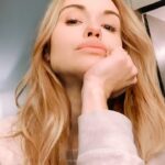 Holland Roden Instagram – Ottawa for the next few weeks – amongst all the news- we are safe and sound for a film- also attempting blonde 🤪