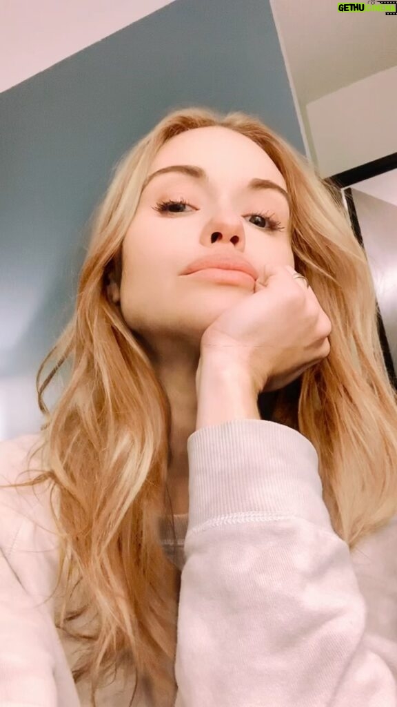 Holland Roden Instagram - Ottawa for the next few weeks - amongst all the news- we are safe and sound for a film- also attempting blonde 🤪