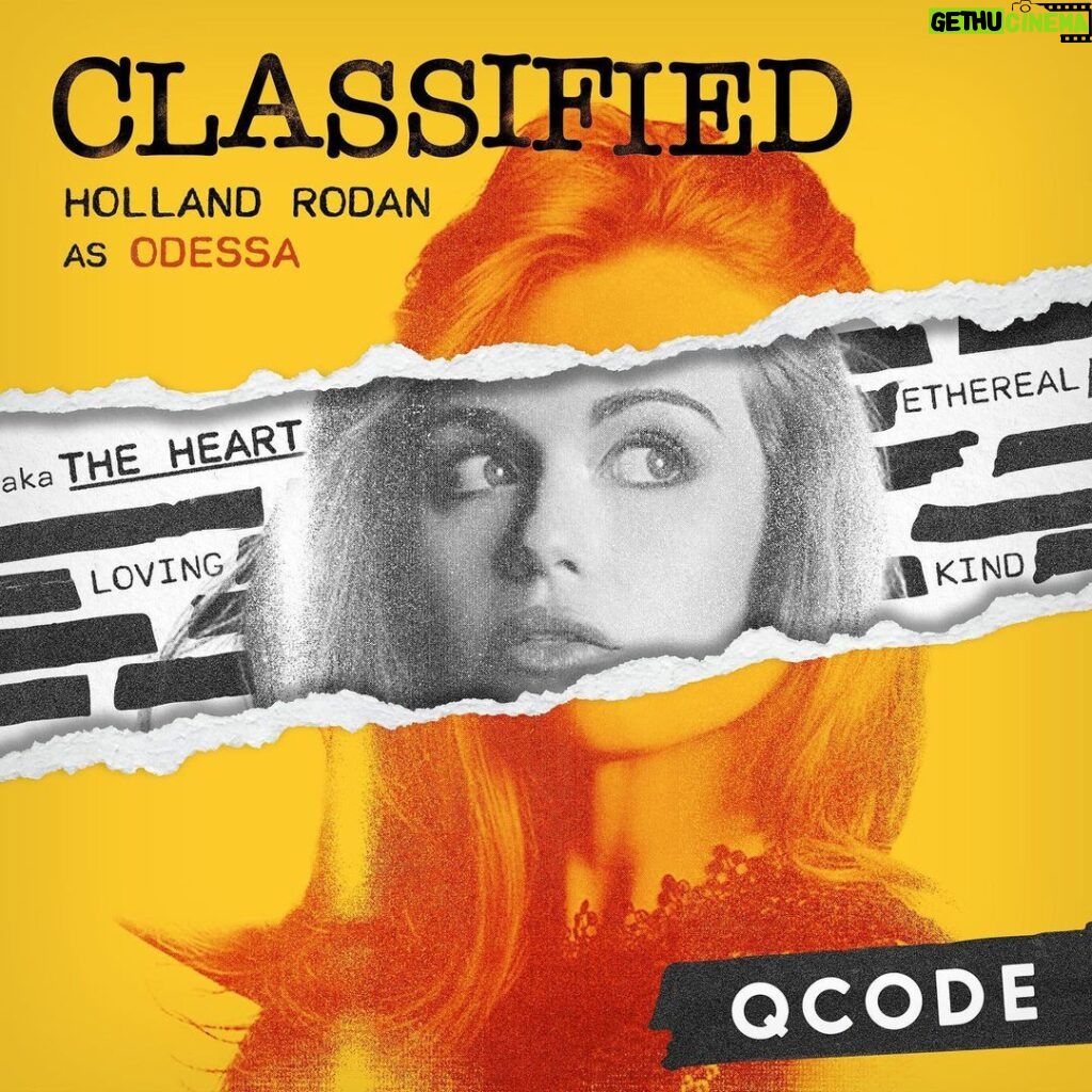 Holland Roden Instagram - Listen to the trailer for my new podcast #Classified from @QCODEMedia right now! @annahalberg and @iamspensercohen wrote something so enticing- had to jump in and was honored to play Odessa It’s a twisted spy mystery that follows Ivan Harris, played by #WyattRussell, a smooth-talking secret agent who has been captured by the mysterious Ravenholm Institution. Desperate to escape, Ivan teams up with a rag tag group of fellow patients who each harbor an unusual but useful ability. But is Ivan really a trained killer? And what does Ravenholm have to do with it all? Subscribe to find out. Listen on Apple Podcasts, Spotify or wherever you get your pods.
