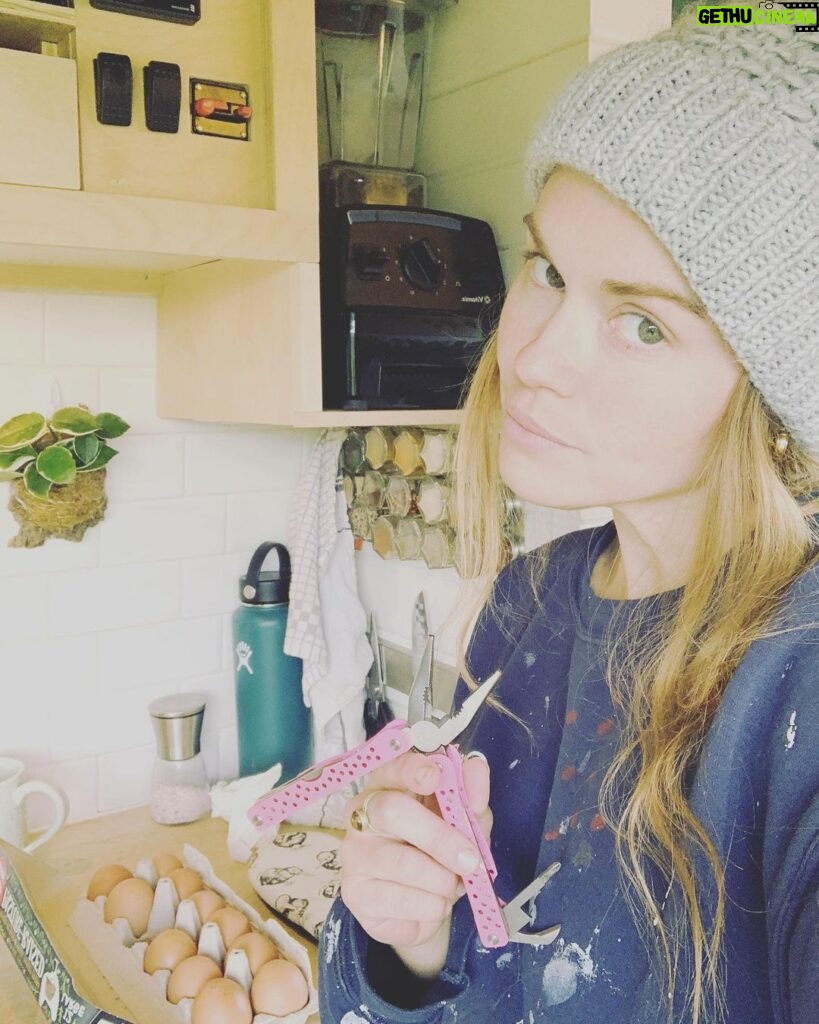 Holland Roden Instagram - Believe it or not - I used this tool to make banana bread… perhaps the best gift I have ever received Carrie Deau @nowhere.vans ❤️ Montana is still home now #solotravel #vanlifegirls
