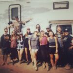 Holland Roden Instagram - There were 25 watt albeit homemade lasers that were viewed from a van hood for three hours, dirt bike toys, a volcanic pit, rigs built for jumping, mad max 101 vibes (the only time ill use the word vibes), the best cortado out of the back of a beautiful Vw Van, bus roof top concerts, yoga, ate better than I have in months @chefjohnathan 💯 but these are the best memories I’m taking - the luckiest girl to have found this van circle of peeps. A day in van life is like a month in the structured world- in three days I feel like I have been with these people all summer ❤️ I’m taking them with me…that and all the dust in every crevice of my body and my van for the next month 🤦‍♀️ @descendonbend 🌟 ( @tinyrollinghomestead - Jen- Im absolutely vying to be this epic woman’s hype girl - the swing/ Hammock/ two year build with no experience in a driveway nonetheless- I have no words how much this girl impresses me) This girl should get thé crédit she deserves 🎉