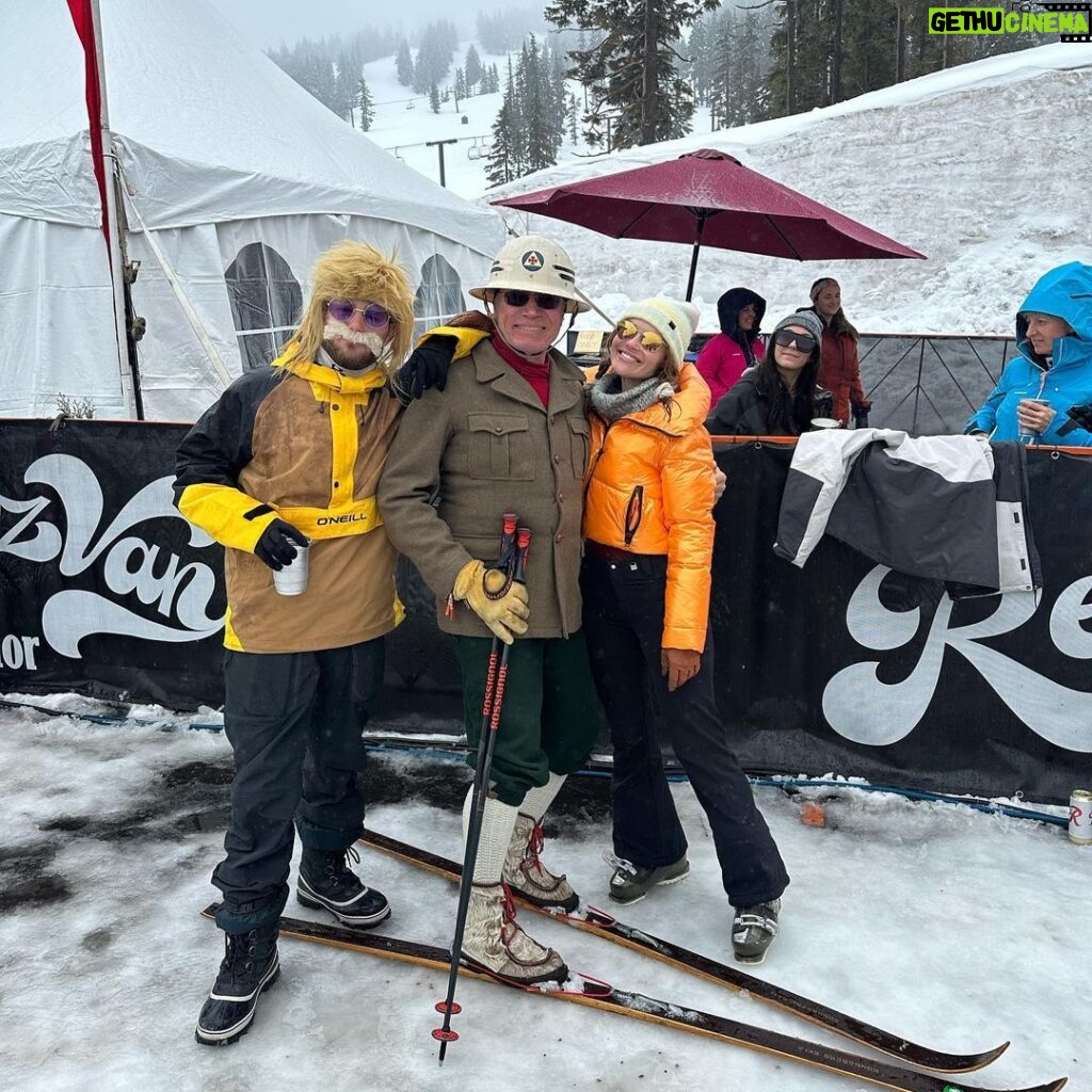 Holland Roden Instagram - Rendezvan, @mtbachelor , you gave me my new found passion for orange on orange. Your WWI enthusiast skier I really didn’t see coming. 90s day should be everyday. The weather was shit but sno exotic and the parking lot igloo were born out of that shit. I highly approve of the dumpling and kebab stand. I’m just glad this was a not so low key dog festival bc I am in love with a 100 new mountain dogs. Only ski van meet up perhaps in the world! Good on y’all! I am mostly grateful for all the new peeps I met and all my current friends I got to hang with. Well let’s be fully transparent - and snow ❤️ It was such a lovely time 💃🎿