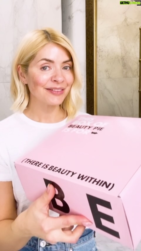 Holly Willoughby Instagram - Morning…It may simply be the best kept beauty secret, but you really need to know about @beautypie. I interviewed the founder (and the leading skincare expert) @Marcia.Kilgore She answered all of our questions about products and ingredients for different skin types, ages, and issues, and she even gave me a no-fail easy pre-and-post-show glow skincare routine. Here’s what I’ve been using: First I wash my face with a little bit of the @beautypie JapanFusion Pure Transforming Cleanser. It’s a gel, then a milk. I just LOVE it. Then I use a couple of pumps of the Triple Hyaluronic Acid Lipopeptide Serum (genius hydration and gravity-defying peptides in a bottle) mixed with a few drops of Superdose Vitamin C C-Suite Rapid Action Power Brightener to even out areas of pigmentation. I mix half a dropper of each into the palm of my hand and massage the mix onto my skin. Overtop, I use Triple Hyaluronic Acid Deep Moisture Miracle Cream which I love because it’s nourishing and lifting and plumping. Incredible. And then of course I use SPF 50 - every single morning. I love shopping at BEAUTY PIE, because Marcia and her team have done the hard work FOR US. They make incredible products with the skincare, cosmetic and haircare labs in the world. And then they buy them in large quantities, like the big luxury brands do, but they sell them direct from their warehouses, for less, so their members get a LOT more for their money. And who doesn’t want that? If you’re not a Beauty Pie member yet, please put any questions below. And remember to use HOLLYSENTME when you join, to get £20 off your first order* and 2 months membership for FREE 💄#ad http://bit.ly/4beHPPO *min spend £60/$60/ one time use only for new members only.