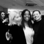 Holly Willoughby Instagram - This picture sums the night up… blurry… happiest of birthdays to @alisonhammond55 … love you 😘@dermotoleary @thismorning ♥️