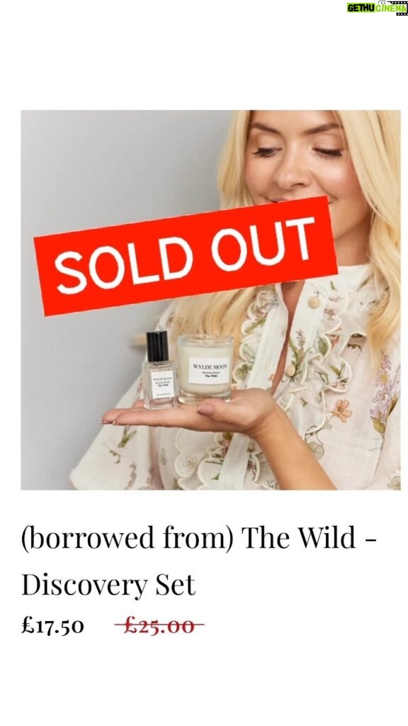 Holly Willoughby Instagram - SOLD OUT 🚨🚨🚨 … the Discovery Set has gone… thank you so much and if it’s coming to your home I hope you enjoy ♥️… The 30% sale is still on until midnight tonight… link in bio or on stories #christmasshopping #candles #perfume #adandownbrand 🌙✨💛