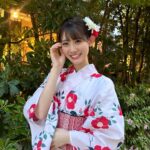 Honoka Akimoto Instagram – .
お祭り行こ☺️？

(訳 : 7.22シャチサマ絶対来てね☺️？)