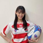 Honoka Akimoto Instagram - . ラグビーワールドカップ 悔しいけど！感動しました🔥 また4年後！！！！！ #ラグビーW杯2023 #中京テレビ 完全にラグビーの虜になりました🏉 早く観戦行きたい🏉