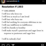 House Shoes Instagram - Phew. Honor @warsanshiree and @saulwilliams in these times. Humanity is what matters above all.
