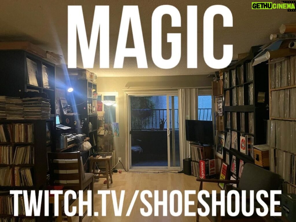 House Shoes Instagram - Gonna hop on and rock some uptempo shit tonite. (Sunday) Magic per usual 11am PST Monday. Holla. Twitch link in bio.